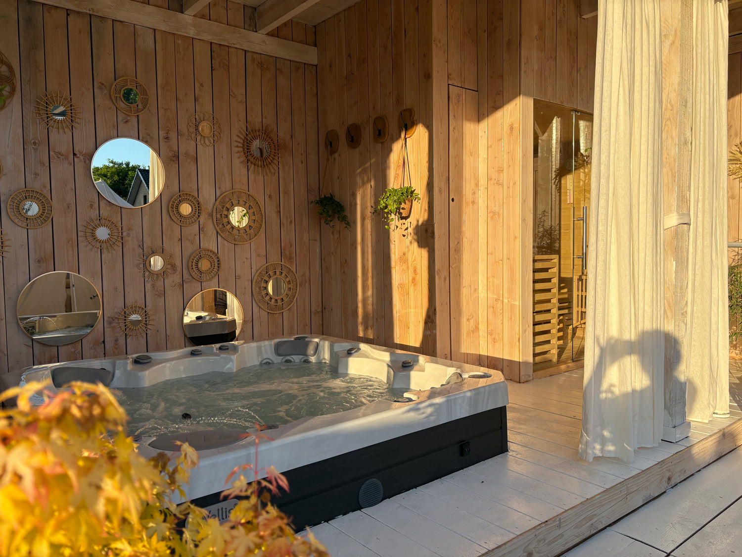 Bubbelbad in privé wellness in Zonhoven voor pure me-time