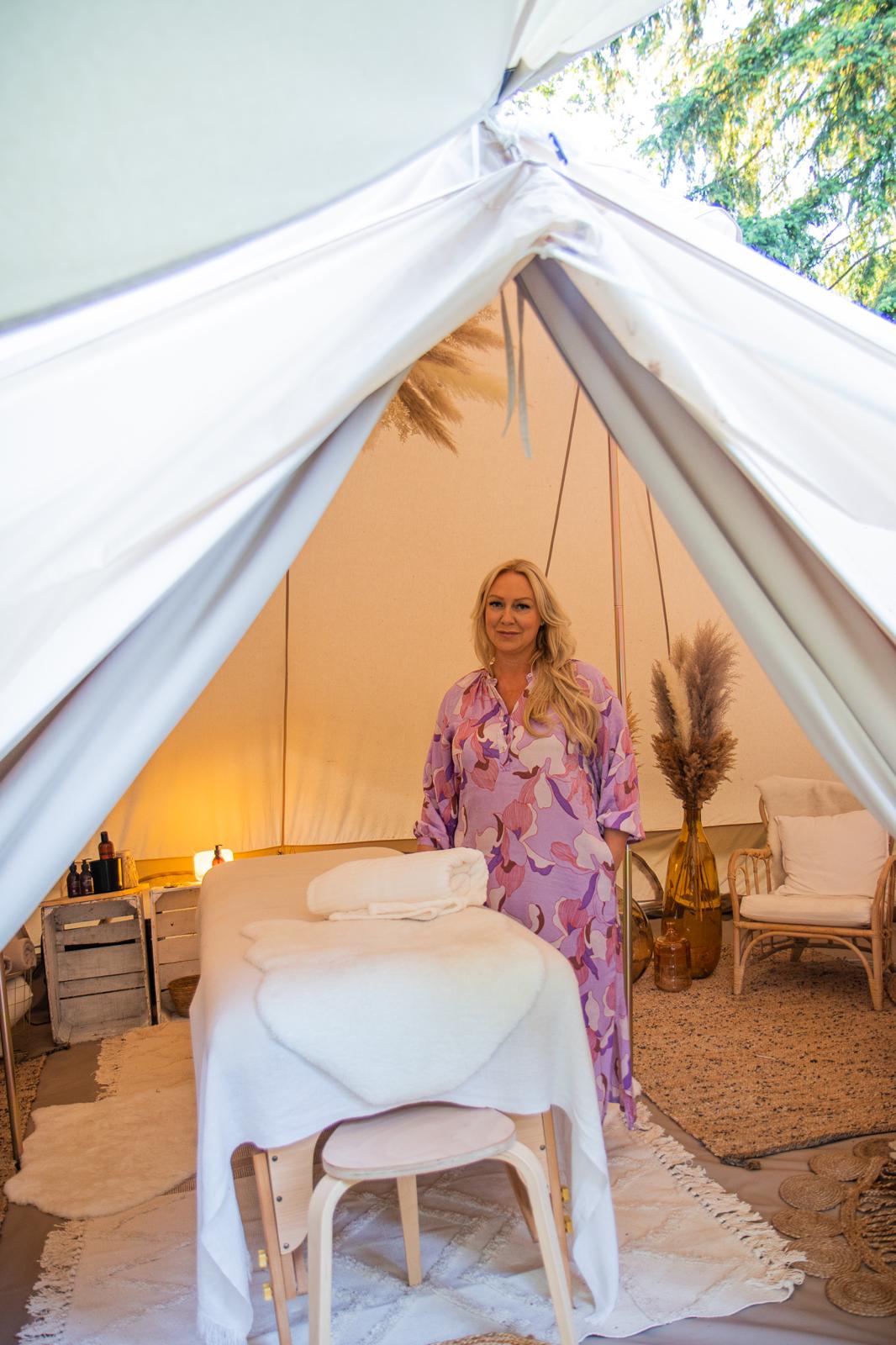 Professionele massage door Cindy in privé wellness Limburg